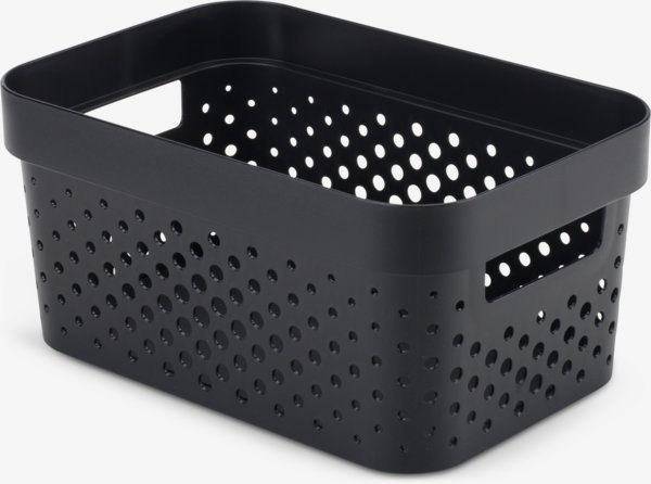 Basket INFINITY 4.5L plastic black