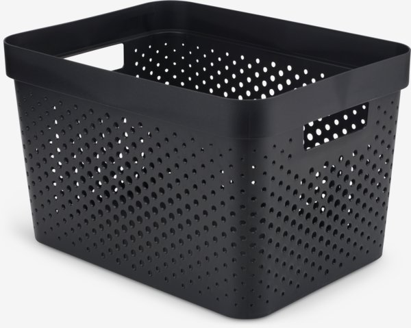 Panier INFINITY 17L plastique noir