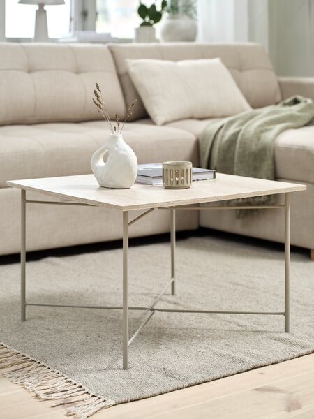 Coffee table KILDEDAL 60x60 travertine colour