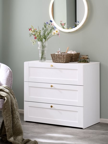 3 drawer chest FRAMLEV white