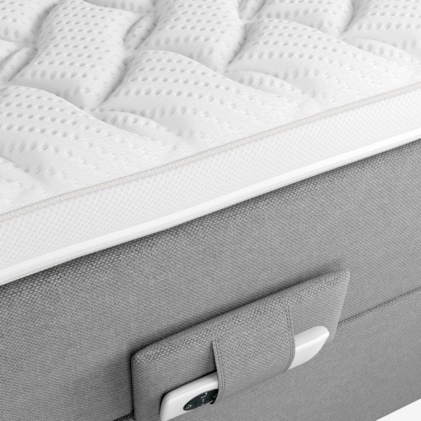 Elektrisch bed 90x200 TONDRA GE45 grijs-23 DREAMZONE