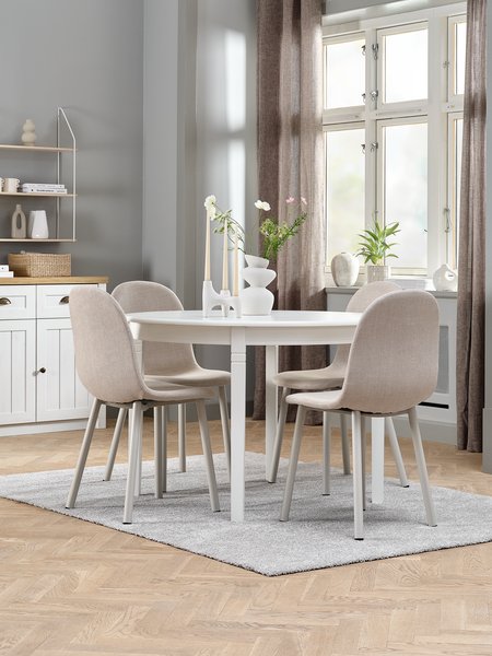 Dining chair EJSTRUP beige fabric