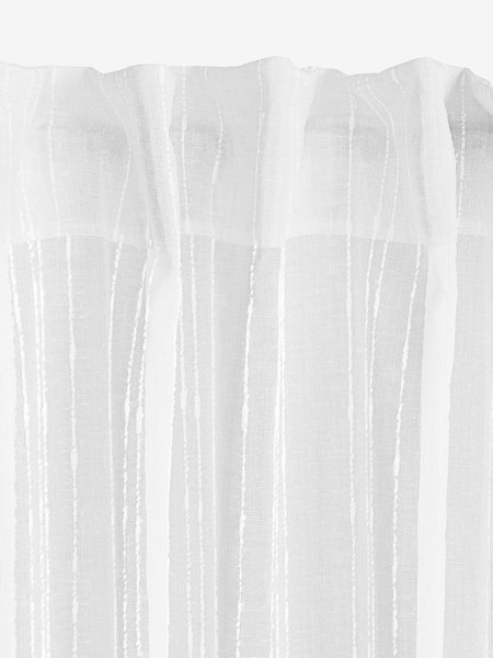Κουρτίνα SKORPA 1x140x300 ριγέ λευκό