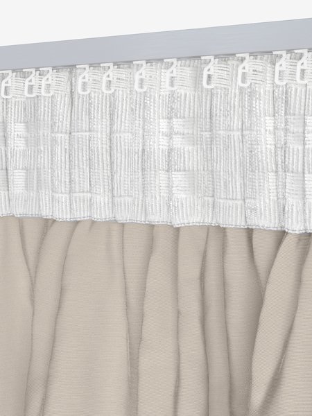 Curtain AUSTRA 1x140x175 velvet beige