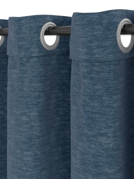 Gordijn NESVATN 1x140x300 chenille navy