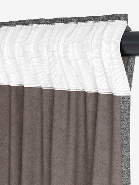 Curtain HERDLA 1x140x300 insulating antracit