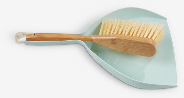 Dustpan and brush MILO w/bamboo handle