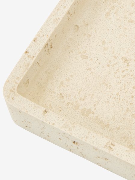 Tray TORUP 11x18cm beige stone