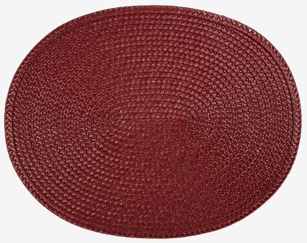 Placemat KUNGSMYNTA 34x43 rood