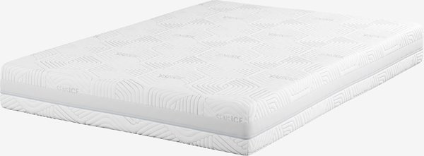 Madrac s oprugama 140x200 REVA bijela tvrd/srednje tvrd