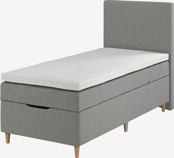 Boxspring 80x200 GOLD C40 opbergruimte grijs-31