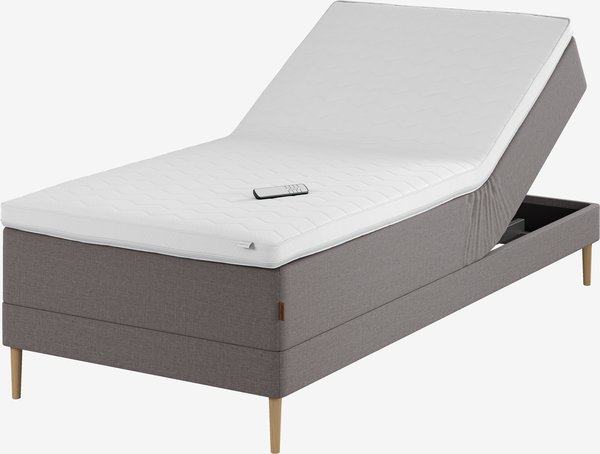 Regulerbar seng 90x210 KUPELVA GE50 grå-21
