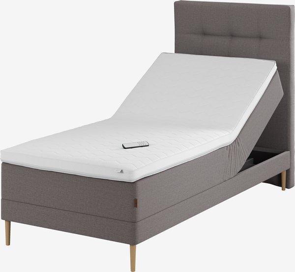 Regulerbar seng 90x210 GOLD E50 Comfort+ grå-21