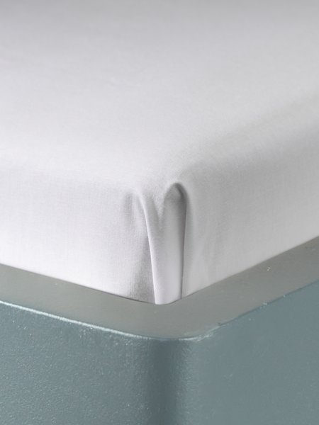 Flat sheet JEANETTE Single white