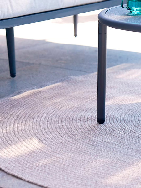 Tappeto MASKROS Ø160 cm color tortora/beige