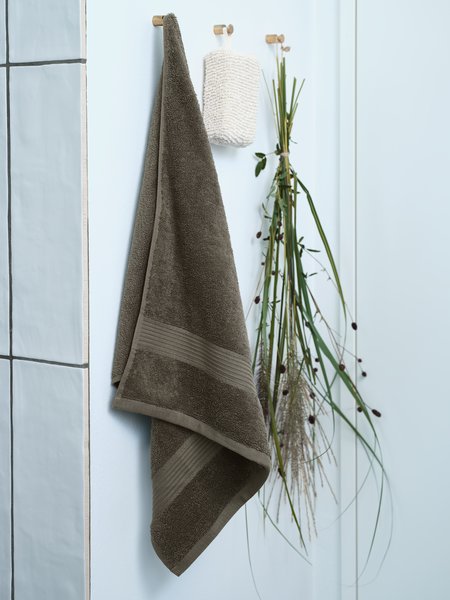 Bath sheet KARLSTAD 100x150 olive KRONBORG