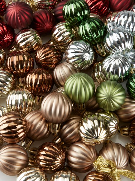 Christmas bauble HELIOTROP pack of 34 assorted