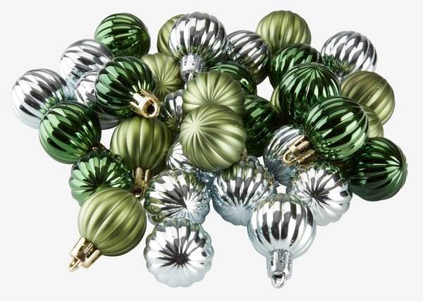 Christmas bauble HELIOTROP pack of 34 assorted