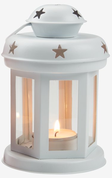 Lantern AUDHUMLE D10cm metal/glass assorted