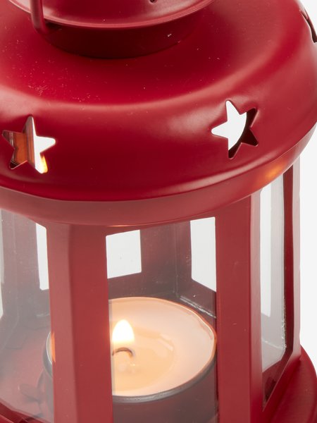 Lantern AUDHUMLE D10cm metal/glass assorted