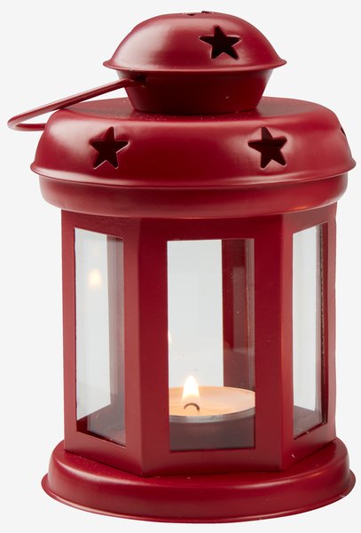 Lantern AUDHUMLE D10cm metal/glass assorted