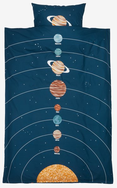 Påslakanset TORHILD 150x210 marinblå