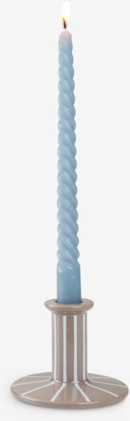 Świecznik MARK Ś10xW8cm szary