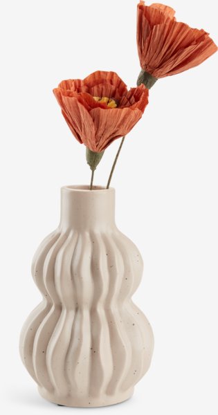 Artificial flower PER H40cm orange