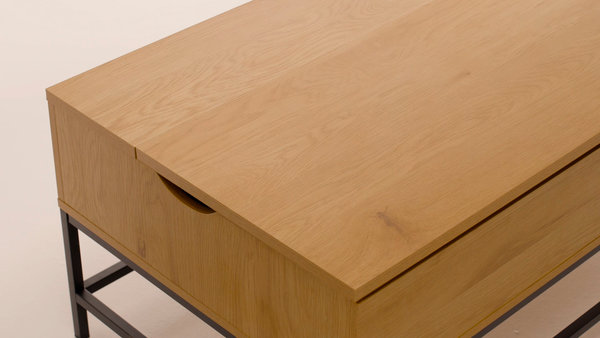 Coffee table AABENRAA L110 lift-top/storage oak colour | JYSK