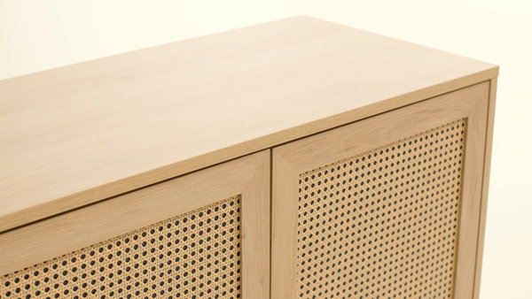 Credenza HALMSTAD 3 ante poly/color rovere