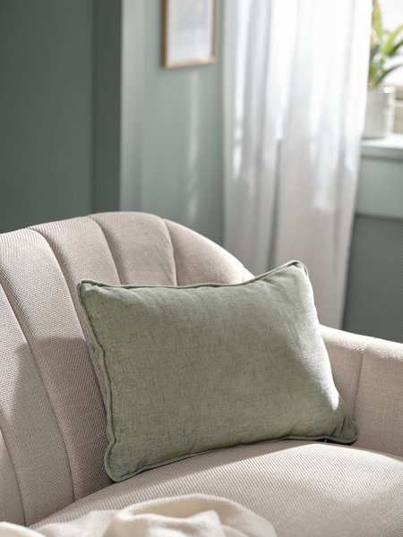 Cushion HORNFIOL 35x50 cm chenille green