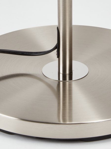 Lámpara de pie KRISTOF A145cm acero cepillado