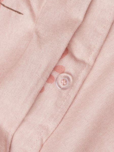 Bettwäsche UNNI Flannel 140x200 rosa