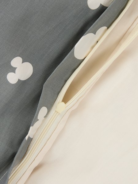 Parure de lit MICKEY 140x200 gris