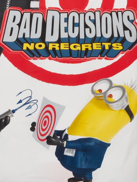 Set posteljine MINIONS 140x200 bijela