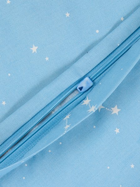 Junior påslakanset SPACE 115x135 blå