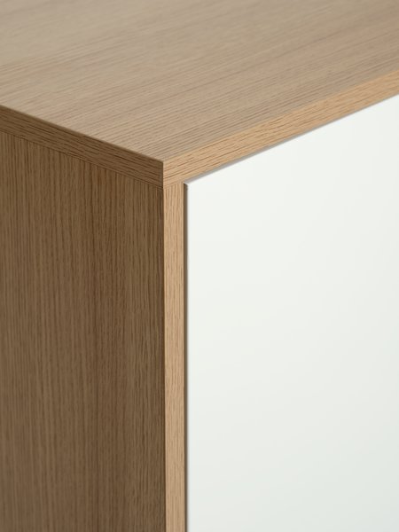 Credenza GAMMELGAB 3 ante color rovere/bianco