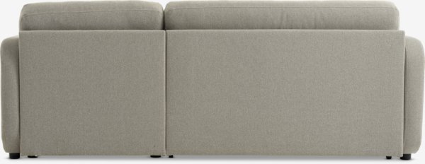 Bäddsoffa schäslong MOMMARK beige tyg