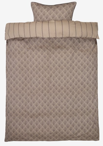 Påslakanset AMANDA Satin 150x210 beige