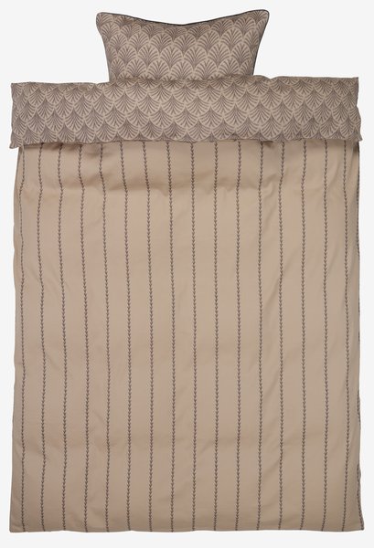 Påslakanset AMANDA Satin 150x210 beige