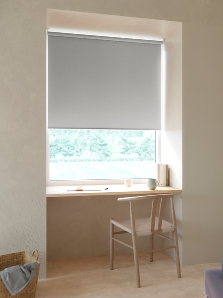 Blackout roller blind FALSTER 60x170cm grey