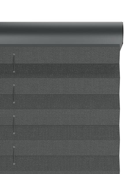 Plisségardin HOVDEN 90x210cm trådløs grå