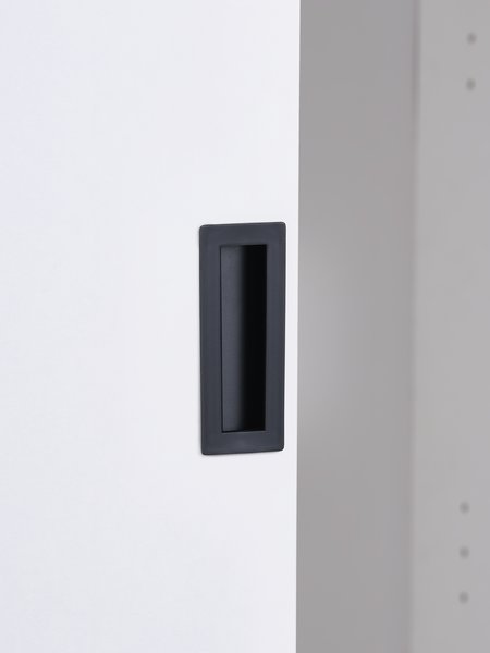 Armadio ODDER 120x201 2 ante scorrevoli con specchio bianco