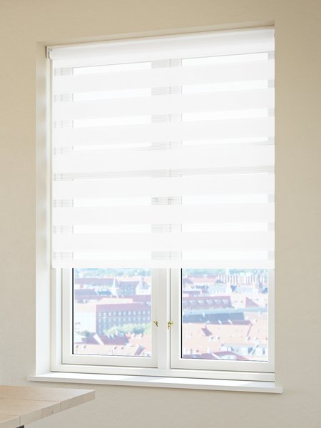 Dvojni rolo FEMRIS 80x180 cm bela