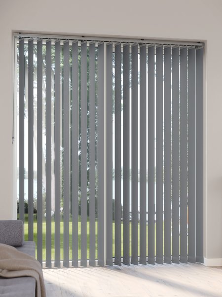 Blackout vertical blind FERAGEN 100x250cm grey