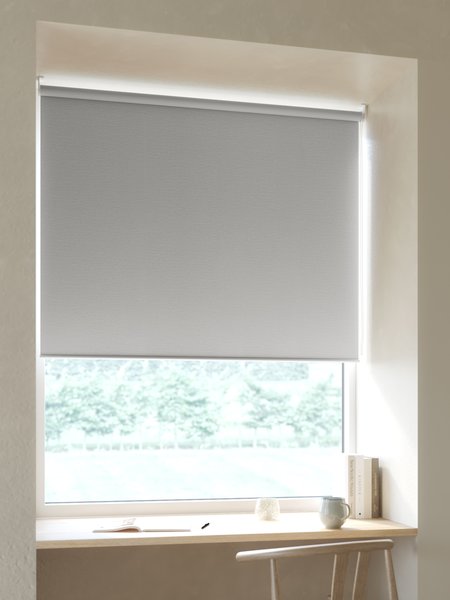 Blackout roller blind FALSTER 120x170cm grey