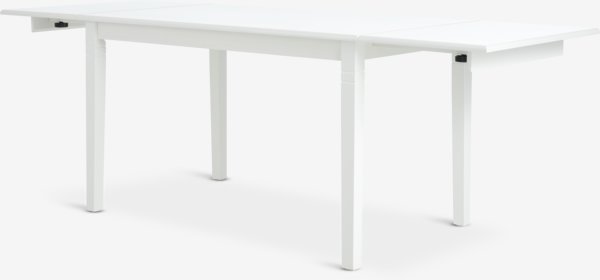 Tafel KIRKEBY 80x130/220 wit