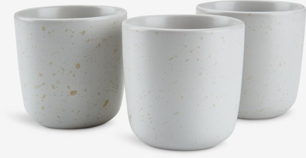 Tasse JON Ø8xH8cm 20cl blanc