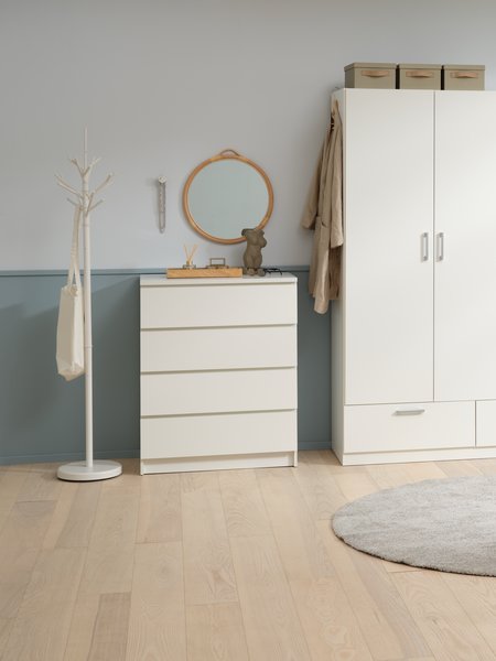 Kommode LIMFJORDEN 4 Schubladen weiss