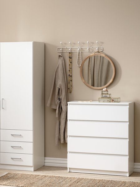 Commode TANGBJERG 4 tiroirs blanc